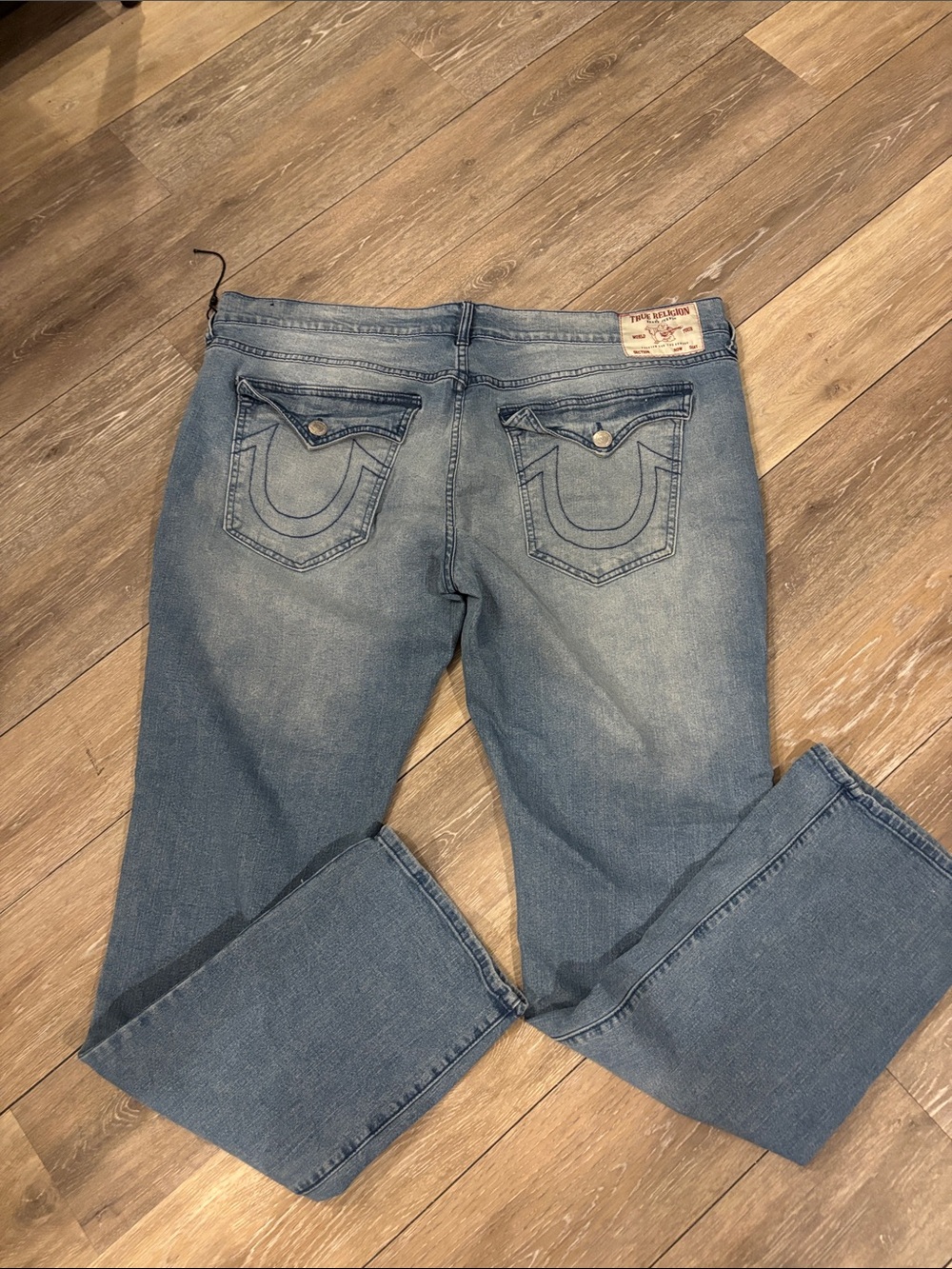 True Religion Women's Light Wash Bootcut Jeans
